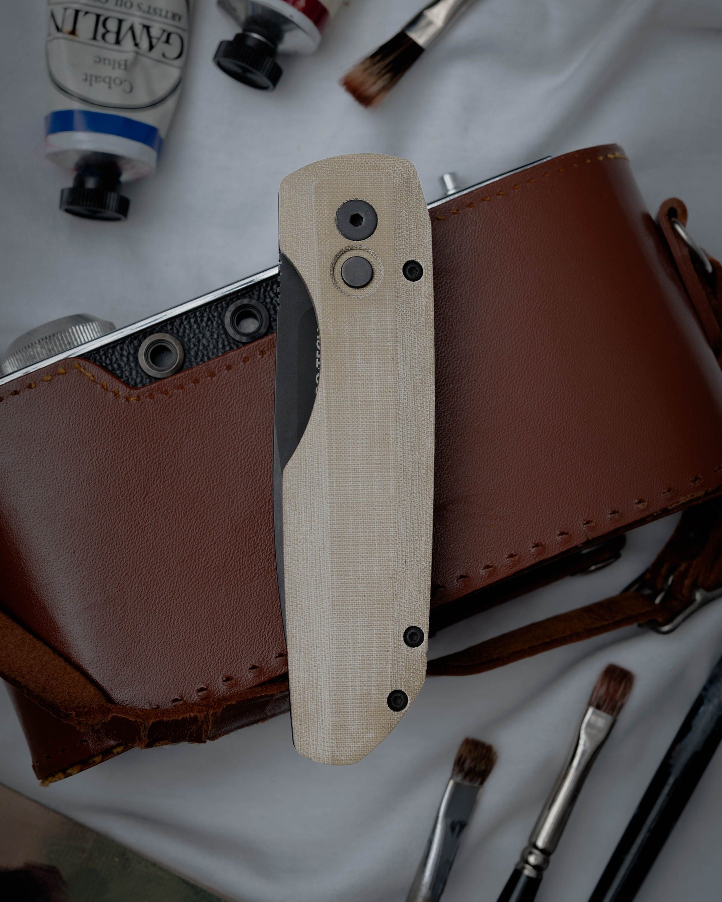 ProTech Vero Synapse Green Micarta VERO1213-GRN MIC