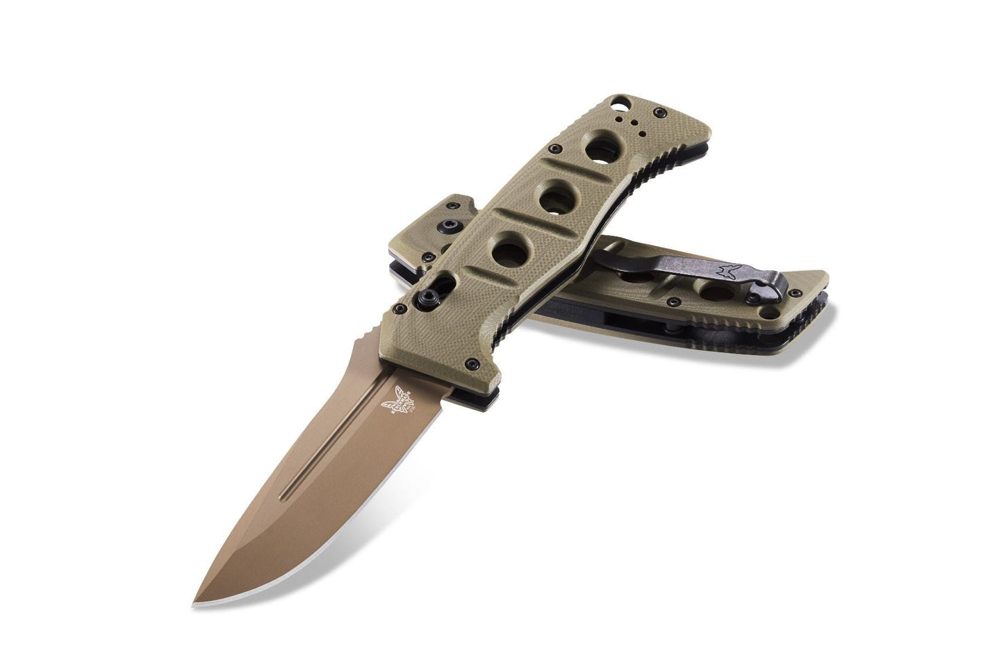 Benchmade Auto Adamas 2750FE-2 Green Handle